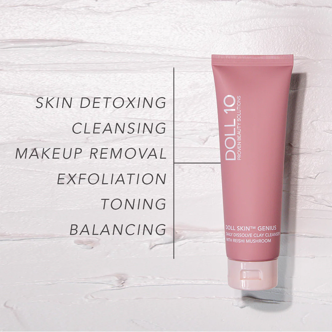 Daily Dissolve Enzyme Clay Cleanser with Reishi Mushroom - Image 3