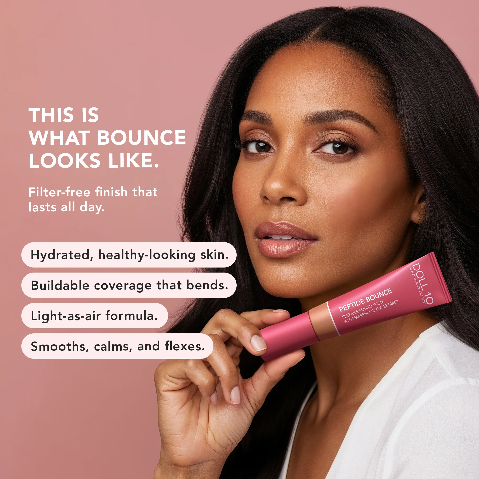 Peptide Bounce Flexible Foundation with Marshmallow Extract - Image 3