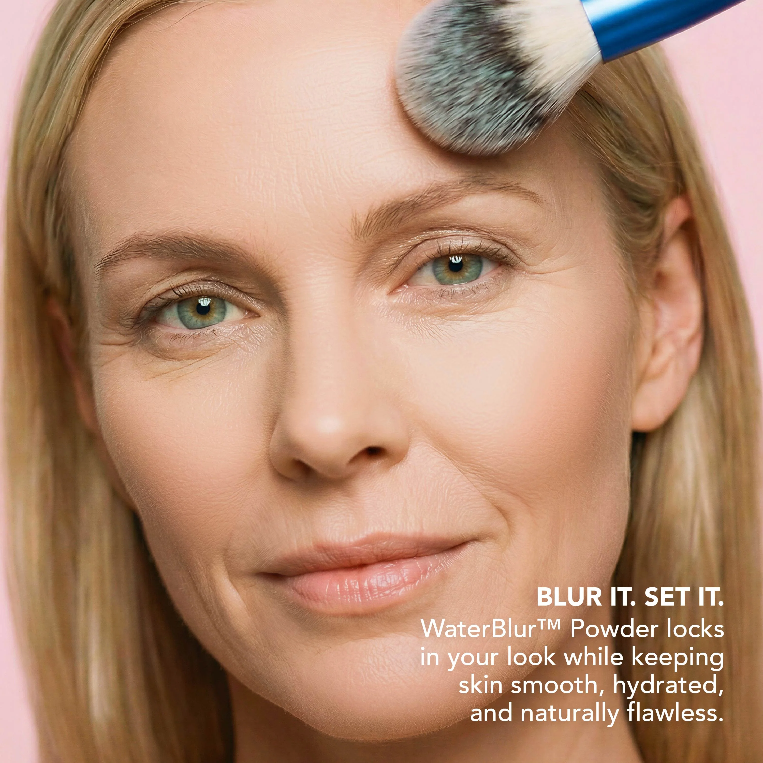 WaterBlur Powder Talc-Free Setting Powder with Blur and Set brush - Image 7